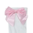 thumbnail image 3 of Holzlrgus Women's Satin Bow Stockings Thigh High Over Knee Stockings, 3 of 3