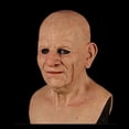 thumbnail image 1 of Cosplay Rubber Old Man Face-cover Realistic Scary Latex Mask Horror Headgear Cosplay Props for Adult Man Woman, 1 of 4