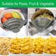 thumbnail image 4 of Clip On Strainer for Pots & Pans - Universal Pasta Strainer Silicone Food Strainer for Spaghetti Meat Fruit Vegetables, 4 of 4