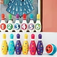 thumbnail image 2 of 8PCS Bowling Play Set Funny Interactive Bowling Ball Toy Bowling Pin for Kids, 2 of 10