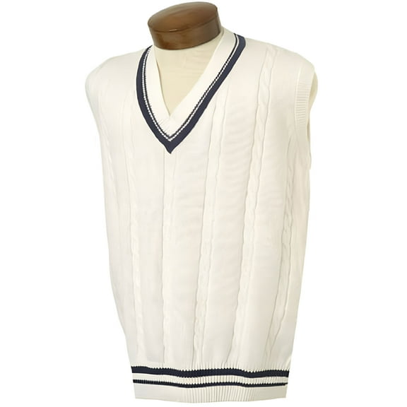 Monterey Club 100% Cotton Men's 7 Gage Cable Knit Vest #9520