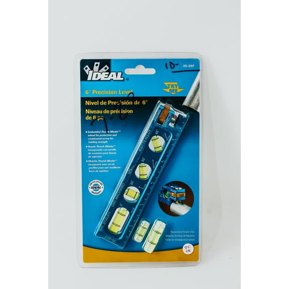 Ideal 35-207 6" Electrician Level With 4 Vials And Magnetic Jaw