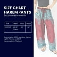 thumbnail image 3 of Women's Harem Elephant Pants - Bamboo Fabric, Elastic Waistband with Bow-Tie - One Size, 3 of 6