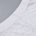 thumbnail image 4 of Pantalones de verano estilo gótico Sonducket para mujer de encaje Pierna ancha Blanco L, 4 of 6