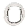 thumbnail image 3 of Puerta para mascotas, puerta para gatos, sencilla, interior y exterior, única, con cerraduras de 4 vías Blanco, 3 of 8