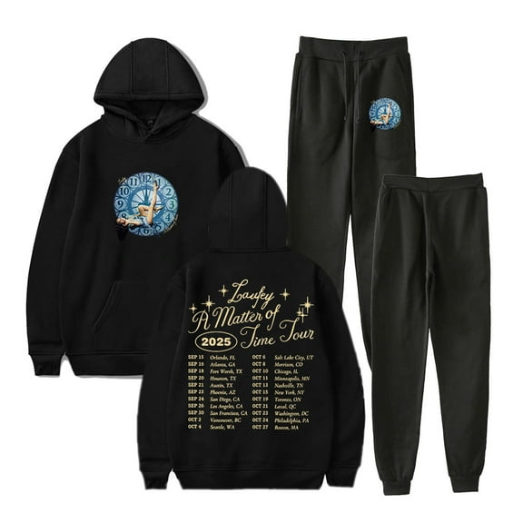 A Matter of Time Tour 2025 Hoodies Jogger Pants Two Piece Sets Sweatshirts Sweatpants Men Women's Set