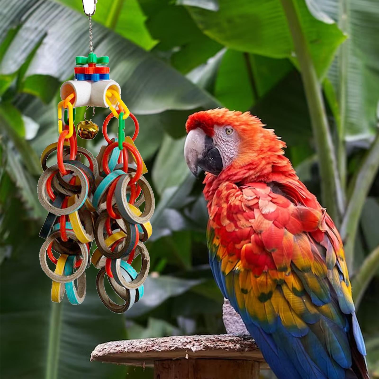 Bvdfgk Cage Bite Toy Parrot Toy Perch Bird Chewing Toy for Parakeets, Budgies, Hamster,