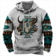 thumbnail image 2 of Sudadera con capucha con estampado vintage para hombre, estilo étnico, estampado 3D, manga larga, informal, para otoño, sudaderas con capucha, jerséis de gran tamaño, 2 of 5