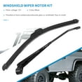 thumbnail image 2 of Universal UTV 12V Electric Windshield Wiper Kit for RZR Can Am, 2 of 8