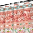 thumbnail image 4 of Waterproof Pioneer Pieced Patchwork Shower Curtain 72x84 Inch Bohemian Style Colorful Floral Polyester Unique Shower Curtain for Bathroom Hotel Home Decor with 12 Plastic Hooks, 4 of 5