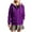 Purple, variant on ZUKMRJPC Womens Fleece Lined Hoodie Winter Zipper Long Sleeve Drawstring Thick Warm Sweatshirt Casual Loose Outerwear with Pocket