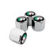 thumbnail image 4 of Car Tyre Stem Airtight Dust Cover Wheel Tire Valve Caps for Jaguar F-Type XJ 3000 X-Type F-Pace XF XE Sport S-Type E-Pace I-Pace shry, 4 of 4