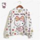 thumbnail image 1 of Sudadera de manga larga con estampado de HELLO KITTY para mujer, suéter informal, ropa Harajuku, moda de otoño e invierno, 1 of 4