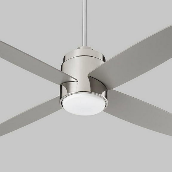 52 inch Ceiling Fan-Polished Nickel Finish Bailey Street Home 766-Bel-2894220