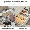thumbnail image 3 of Underwear Organizer3 Piece Underwear Storage Box,Foldable Underwear Drawer Storage Box, 3 of 4