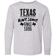thumbnail image 3 of Inktastic Texas Awesome Since 1895 Long Sleeve Youth T-Shirt, 3 of 5
