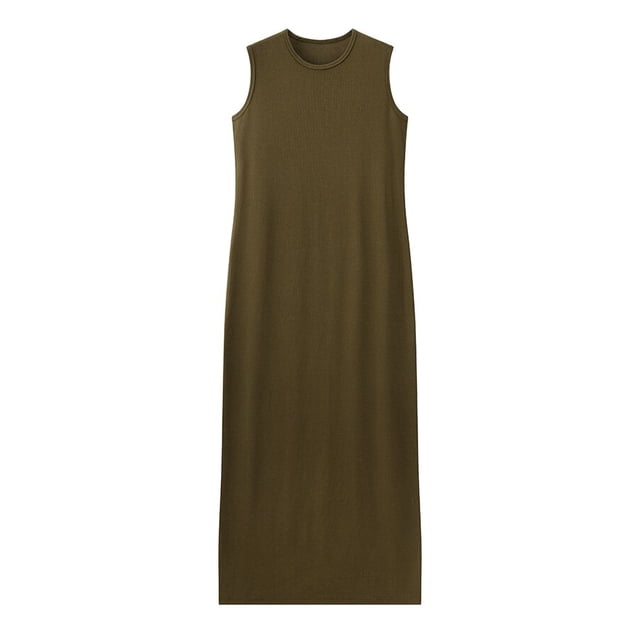 Cárdigan con cremallera y hasta el tobillo para mujer, Vestido largo de fibra natural, ropa de tela con ribetes