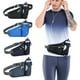 thumbnail image 5 of Riñonera deportiva Wosthever de poliéster para hidratación correa reflectante ajustable Unisex soporte para botella de agua para llaves de Mochilas de mochilero Azul, 5 of 6
