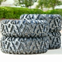Set of 4 Forerunner Knight ATV UTV Mud Tires 2x 26x9-12 2x 26x11-12 6 Ply
