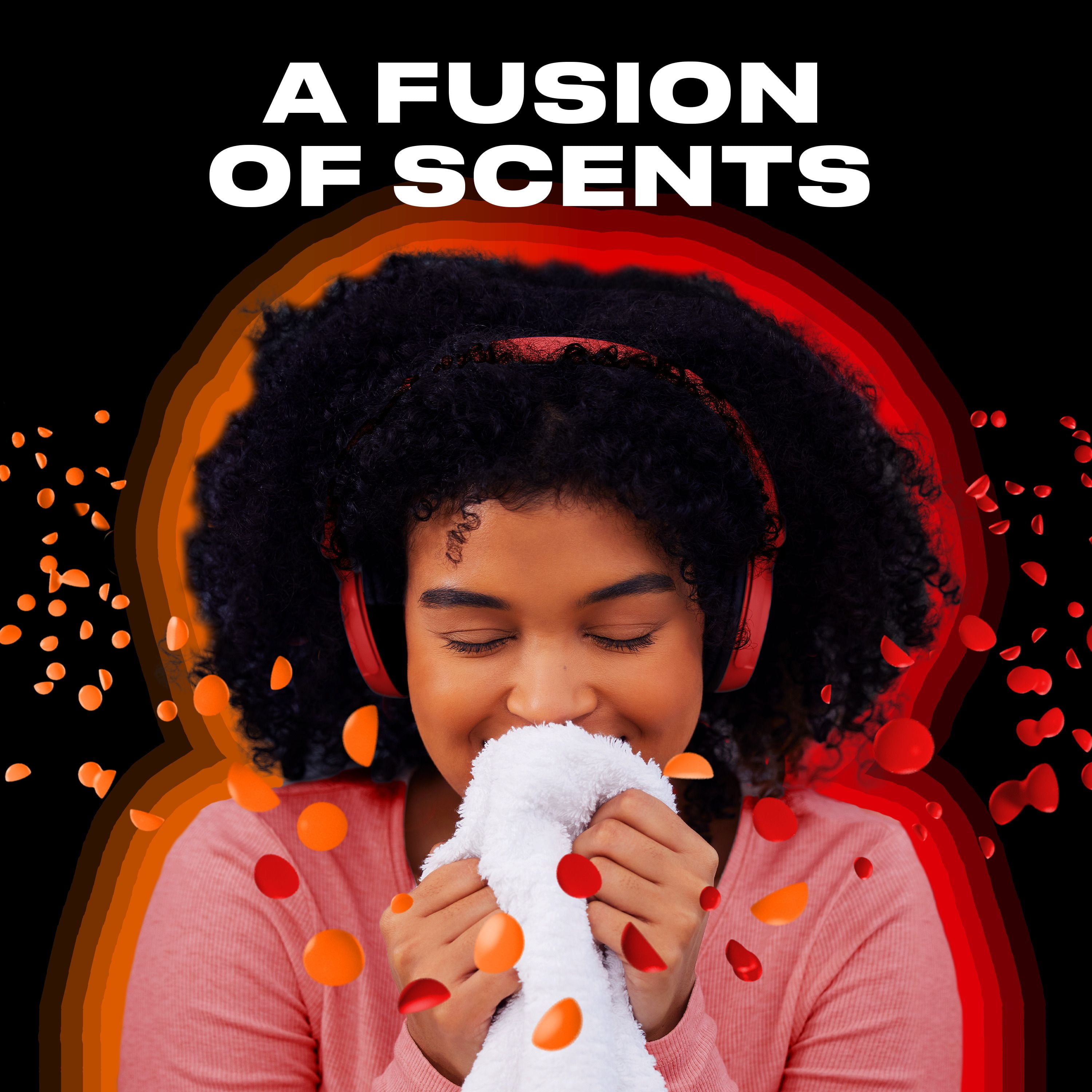 Downy Unstopables Fusions In-Wash Laundry Scent Booster Beads, Sunset & Citrus Scent, 2-in-1 All Day Freshness + Dual Scent Technology, 303 g