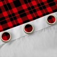 thumbnail image 4 of Feelyou Square Buffalo Blackout Curtains Set of 2 (52x84 Each), Plaid Window Curtains, 4 of 6