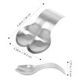 thumbnail image 2 of unbranded Cucharas Doble De Acero Inoxidable Resistente Para Mantener Limpio El Espacio De Cocina, 2 of 8
