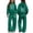 Green, variant on Piuwrlz Kids 2-Piece Hoodies Outfits Sets,Girls Cotton Sweatshirt Pants Fashion Set Hot Pink Size 7-8 Years
