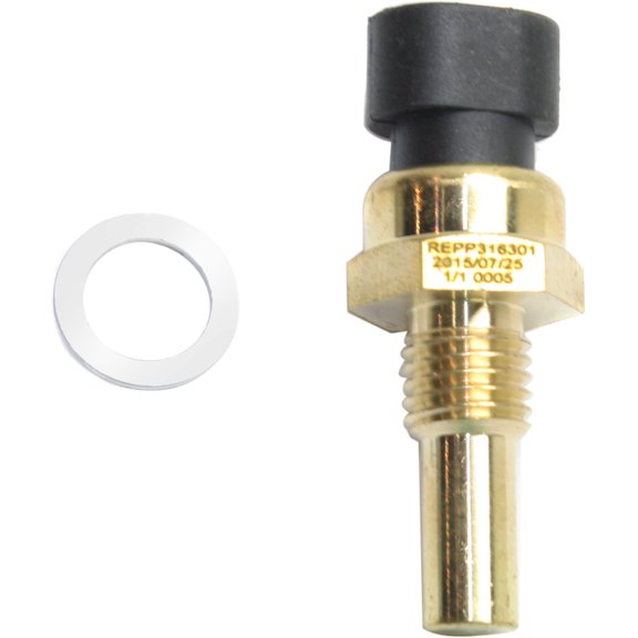 COOLANT TEMPERATURE SENSOR Compatible with PONTIAC LEMANS 88-93 / SIERRA PICKUP 99-14 , 2 Male Terminals, Blade Type, Brass