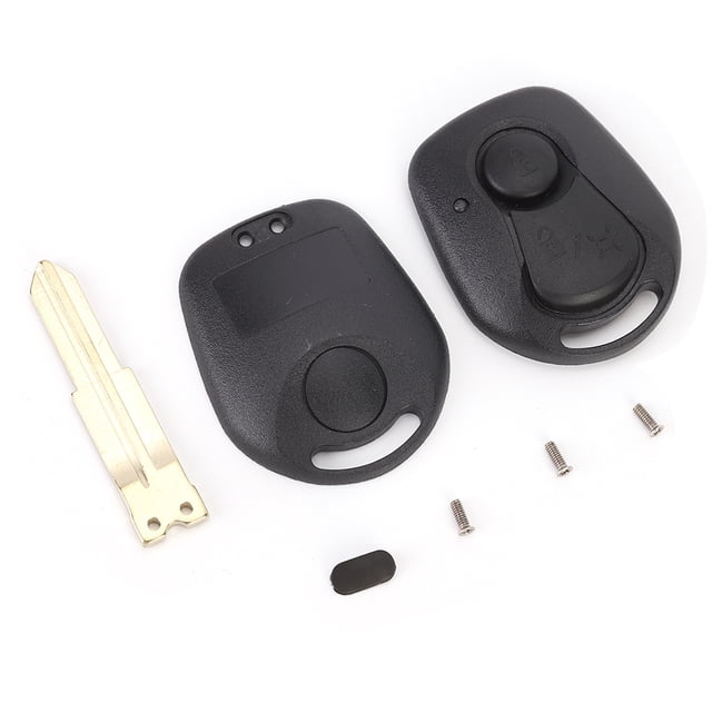 Funda para mando a distancia de 2 botones, cubierta negra de repuesto para SSANGYONG Actyon