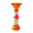 thumbnail image 1 of Lipstore Infant Baby Rain Sound Tube Toy with Triple Barrier Design Sand Timer Rattle Orange, 1 of 8