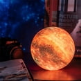 thumbnail image 6 of GOODWORLD Moon Lamp, LED 3D Print Moon Night Light, 16 Colors RGB Moon Light with Stand & Remote Control, Remote & Touch Control USB Lamp, for Kids Friends Lover Birthday Gifts, (4/6 in), 6 of 10