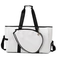 thumbnail image 2 of harper Badminton Racket Shoulder Bag Handbag Athletic Equipment Tote Removable Shoulder White, 2 of 10
