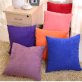 Hilitand 18''x18'' Pillow Case Cushion Cover Square Solid Color Cotton