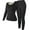 Black, variant on MISS MOLY Long Johns Thermal Underwear for Women Fleece Lined Base Layer Pajama Set for Cold Weather