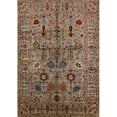 thumbnail image 1 of Ahgly Company Indoor Rectangle Mid-Century Modern Brown Oriental Area Rugs, 3' x 5', 1 of 6