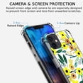 thumbnail image 3 of Pineapple Flowers Case for iPhone 11,Aesthetic Colourful Floral Pattern Soft TPU Bumper Case Cover, 3 of 5