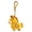 🔥 Yellow_Hot#2011, variant on Lucky 2026 Year of the Horse Plush Mascot | Embroidered Gold Success Charm • Double-Sided Chinese Zodiac Keychain • Soft Crystal Fleece, 10cm Pocket Size • Metal Clasp for Bag, Car Mirror, Phone
