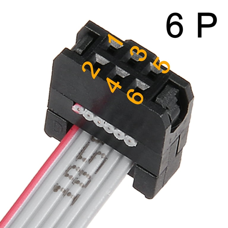  uxcell 30CM Length Female to Female Pin Connector Wire 6 PCS :  Electronics