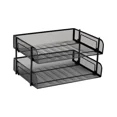 thumbnail image 3 of Stackable Metal Mesh Desktop File Organizer, 3 of 5
