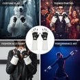 thumbnail image 4 of Yvsxxv 1 Pair White Plush Wolf Claw Gloves Gloves & Mittens Festival Stage Performance Props for Halloween Special Events Daily Outfits, 4 of 7