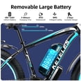thumbnail image 4 of KETELES Electric Bike for Adults , AWD Peak 1000W, 26'' Fat Tire Mountain Ebikes with 48V 23AH Battery Front suspension ​​Electric Bicycle, 21 Speed Dirt Bikes UL 2849., 4 of 8