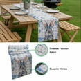thumbnail image 5 of Easter Rabbit Table Runner - 70 Inch Long, Kitchen Dining Table Runner Dresser Scarves, Spring Cute Bunny Blue Flowers Buffalo Plaid Farmhouse Decor for Coffee Tables Wedding Party Banquet, 5 of 8