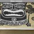 thumbnail image 6 of Ambesonne Tiki Bar Place Mats Set of 4, Palm Ornate, Standard Size, Brown White Yellow, 6 of 6