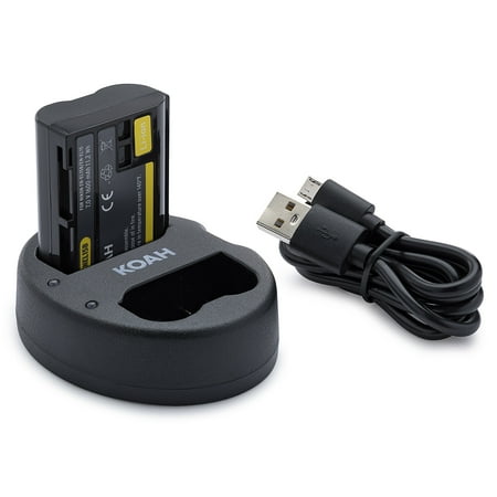 UPC: 0040962937334 | Koah Battery with Dual Charger for Nikon EN-EL15B