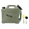 thumbnail image 1 of Jarra de agua de 12 l, de polietileno engrosado, con tapa a prueba de fugas, volumen de agua controlable, asas dobles y grifo, para actividades al aire libre y emergencias., 1 of 14