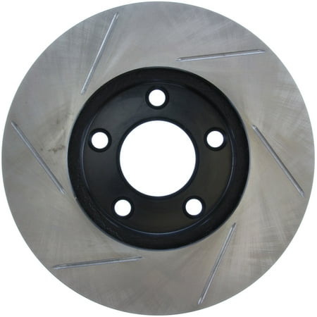 StopTech Power Slot 94-02 Mustang (Excl Cobra) / 03-04 Mustang Base/GT Front Left Slotted Rotor Fits select: 2002 ,2003-2004 FORD MUSTANG