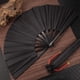 thumbnail image 2 of Ventilador de Mano Plegable de 4 Piezas, Negro, Ventilador de Mano Plegable para Mujeres, Hombres, Rendimiento, 2 of 9