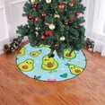 thumbnail image 2 of FMSHPON Cute Avocado Xmas Christmas Tree Skirt Stand Mat for Holiday Party Decoration Indoor Outdoor 36 inches, 2 of 3