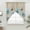 Light Brown, variant on Spring Flowers Swag Curtains for Kitchen/Bedroom/Living Room, Vintage Rustic Tulips Floral Butterfly Khaki Scalloped Curtains 63 Inch Long, Window Swag Topper Curtains Valances 2 Panels Set 36"x63"
