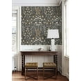 thumbnail image 5 of NextWall Wrought Iron & Chamois Tulip Garden Peel and Stick Wallpaper, 5 of 12